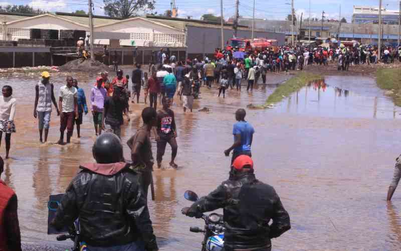 Nairobi residents at risk of waterborne diseases as floods wreak havoc