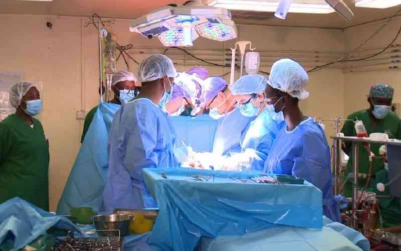 Kenyan doctors perform rare heart procedure