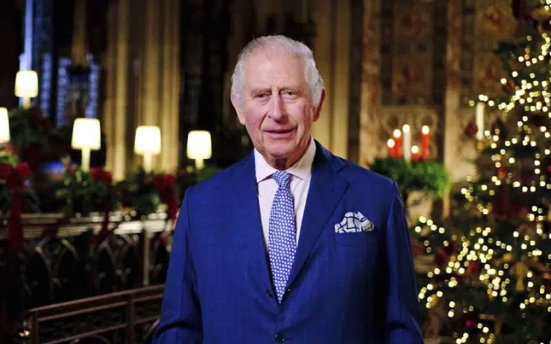 King Charles salutes late queen, public workers in Christmas speech
