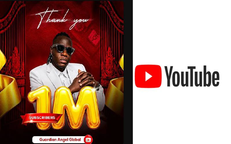 Guardian Angel joins elite Kenyan musicians with 1 million YouTube subscribers