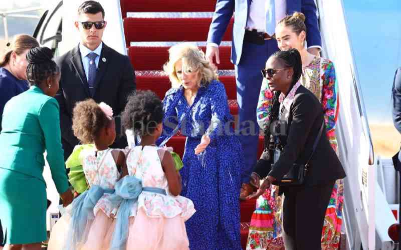 Photos: Jill Biden arrives in Kenya, received by First Lady Rachel Ruto