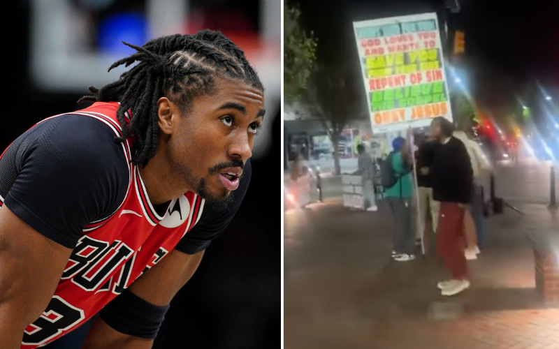 Former NBA star Jaden Ivey spotted street preaching after Chicago Bulls exit