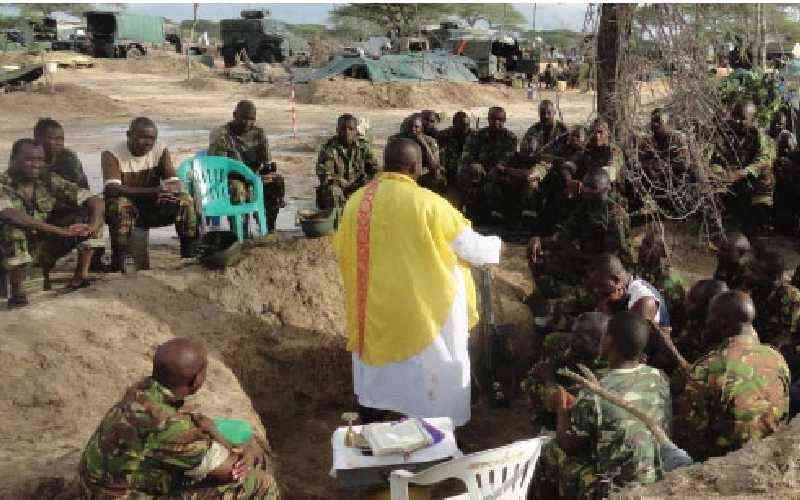 Fighting Al-Shabaab gun and the Bible in hand: The life and times of a military chaplain