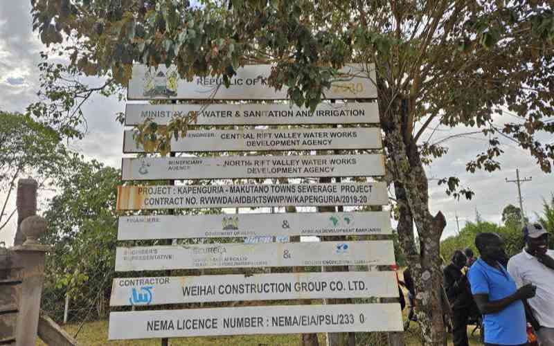 Sh1b sewerage projects completed as West Pokot boosts sanitation