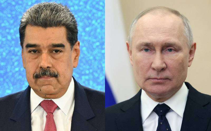 Putin reaffirms support for Venezuela's Maduro over US tensions