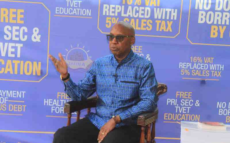 Wanjigi challenges Ruto over protest remarks, links Gikomba fire to economic sabotage