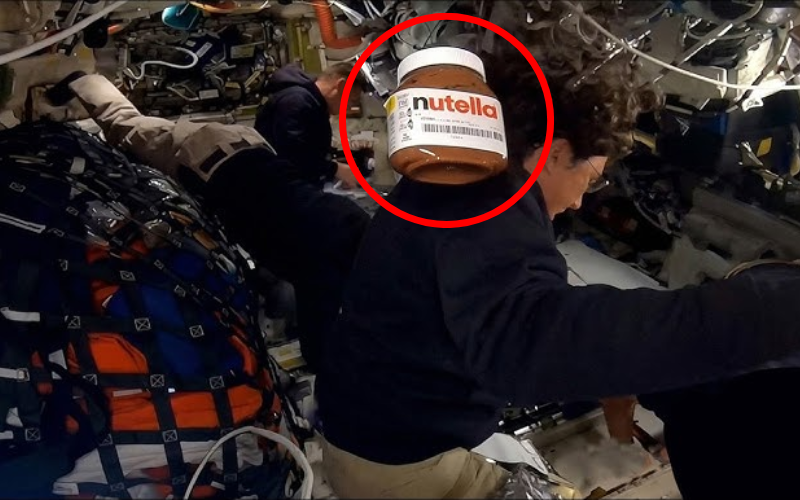 Floating Nutella jar steals show during Artemis II mission: "Greatest free advert"