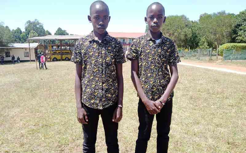 Twin brothers' wish to join same national school comes true