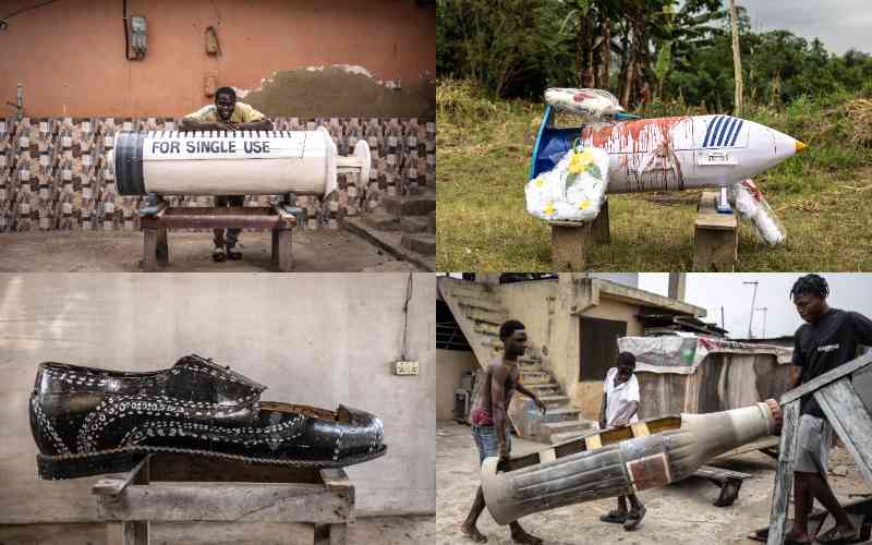 In Ghana, larger-than-life coffins tell the stories of the dead