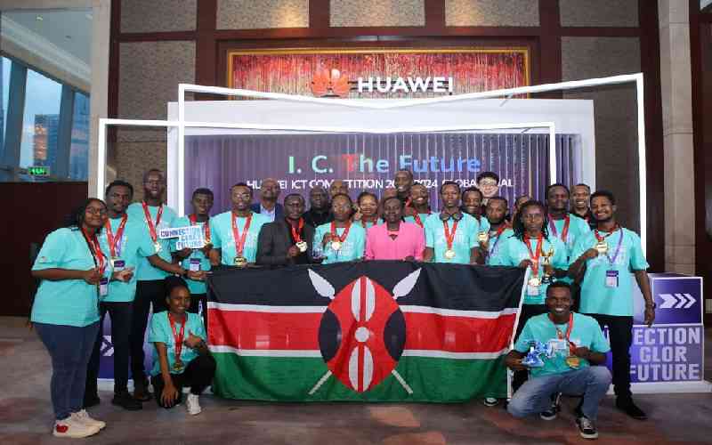 Kenyan students scoop top three prizes at Huawei's ICT competition awards