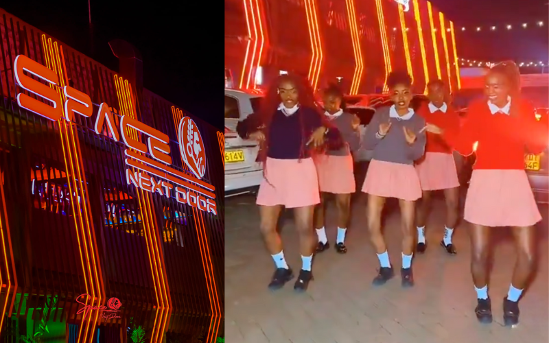 Nakuru club Space Next Door slammed after posting video of girls dancing in school uniform
