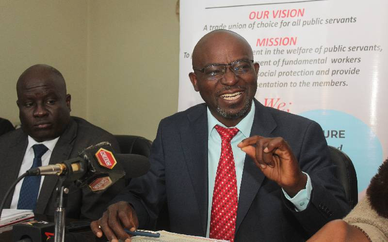 Unions warn of strike over delayed county salaries, hit out at SRC