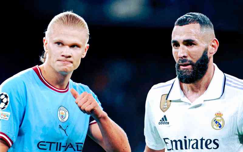 Man City's Haaland takes on Madrid's attacking trio in Champions League