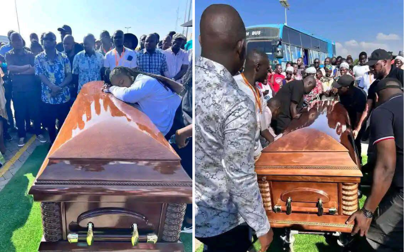 Tears, sorrow as Festus Amimo's body arrives in Kisumu for final journey