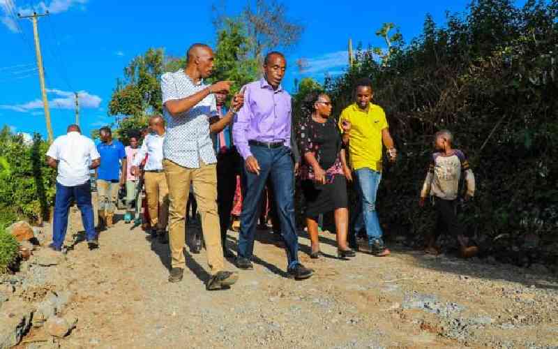 Wamatangi reveals how Kiambu County cuts road construction cost