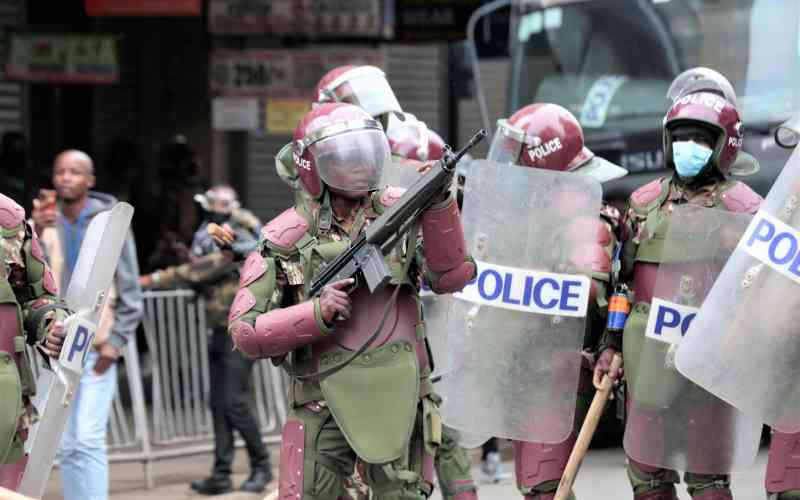 Police seal off Uhuru Park as planned protest loses pace