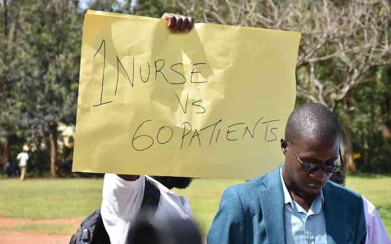 Patients in more pain and agony as Bungoma nurses' strike enters day five