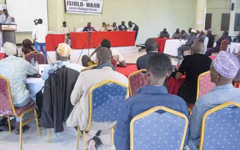Leaders hold peace meetings to end inter-county conflicts over resources