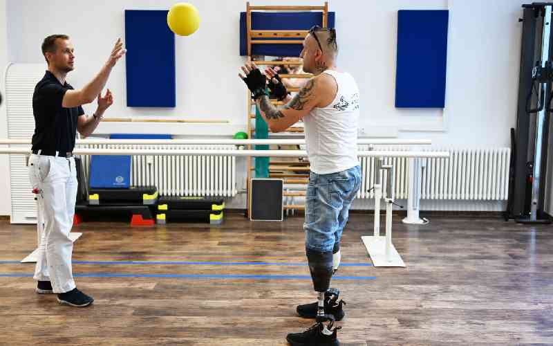 German engineering helps Ukrainian amputees walk again