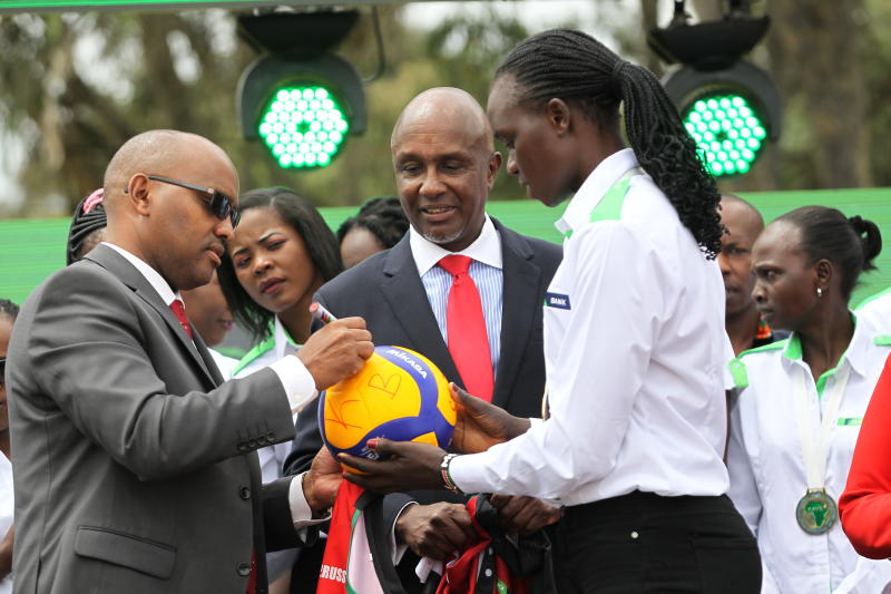 KCB Women Volleyball team feted