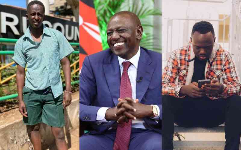 Ruto: Njugush, Butita make more money than my salary