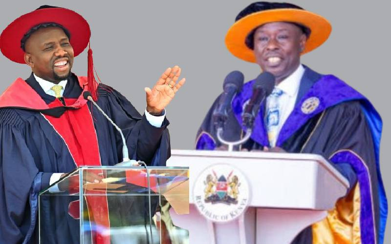Gachagua and Murkomen, you are not qualified to wear doctoral attires