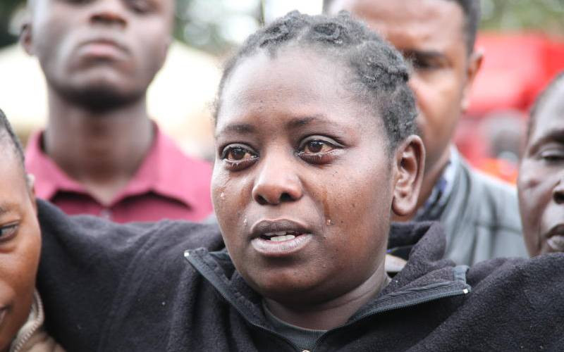 Families mourn their loved ones as traders count losses after violence