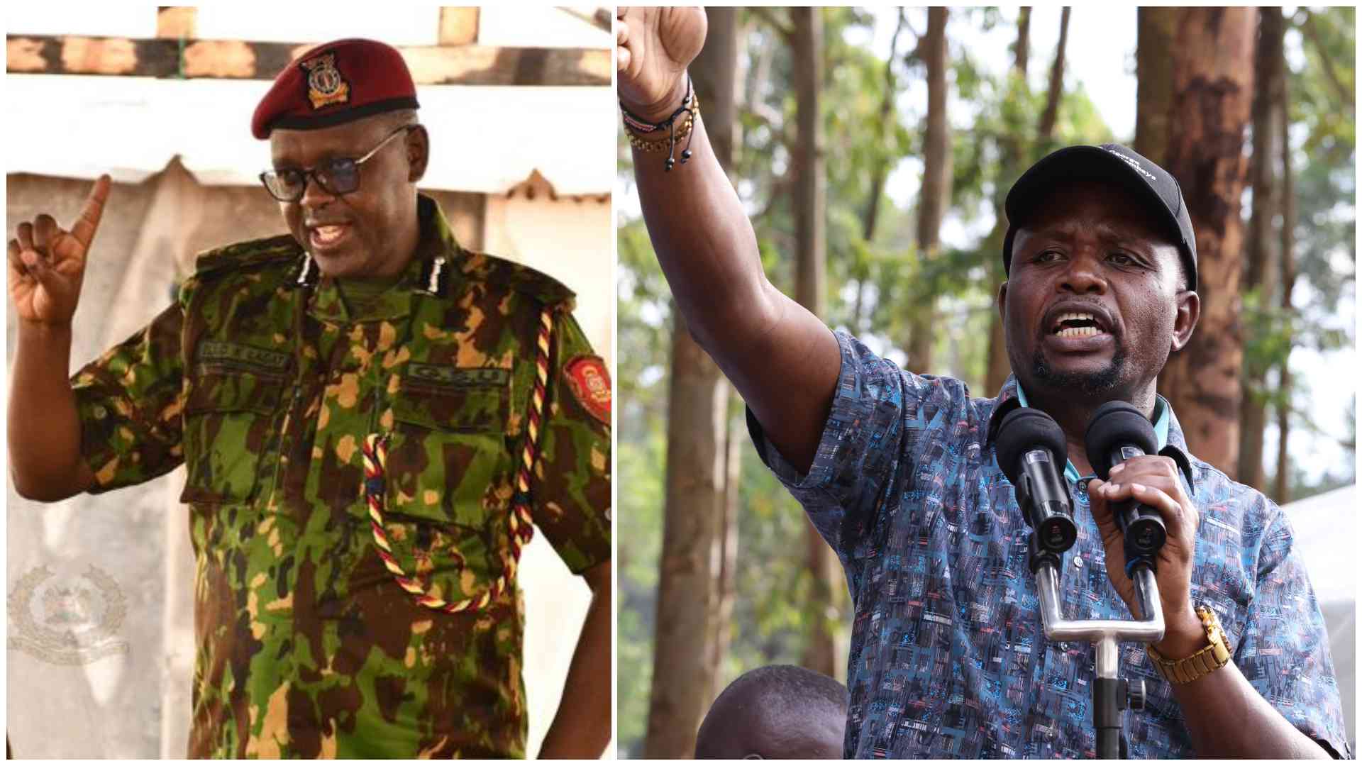 Trans-Nzoia security operation sparks political row as Eliud Lagat, Natembeya trade blame