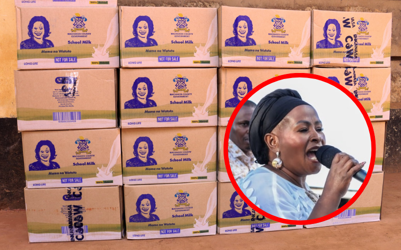 Wavinya Ndeti faces backlash over branded milk donations 'Mama na Watoto'