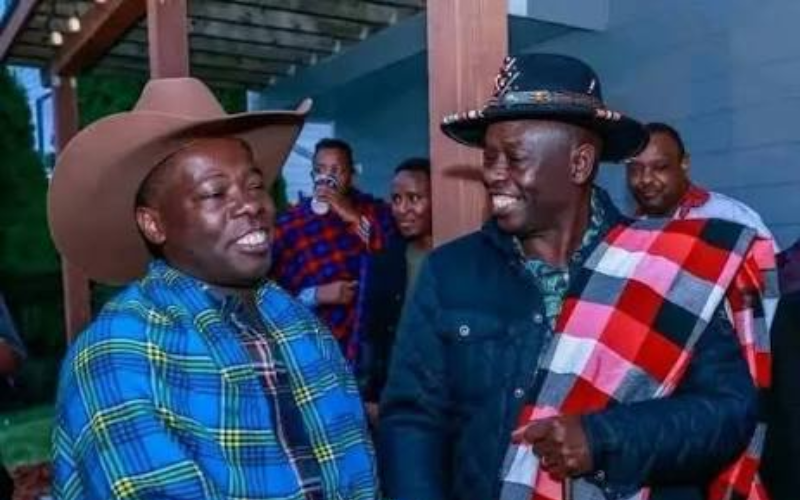 VIDEO: Rigathi Gachagua meets his lookalike in the US christened 'Gachagua mdogo'
