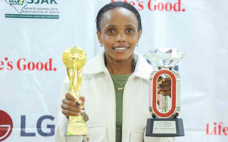 Chebet crowned LGSJAK Sports Personality of the Month for August 2024