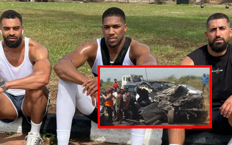Antony Joshua's trainer, fitness coach die in Lagos accident that left boxing star injured