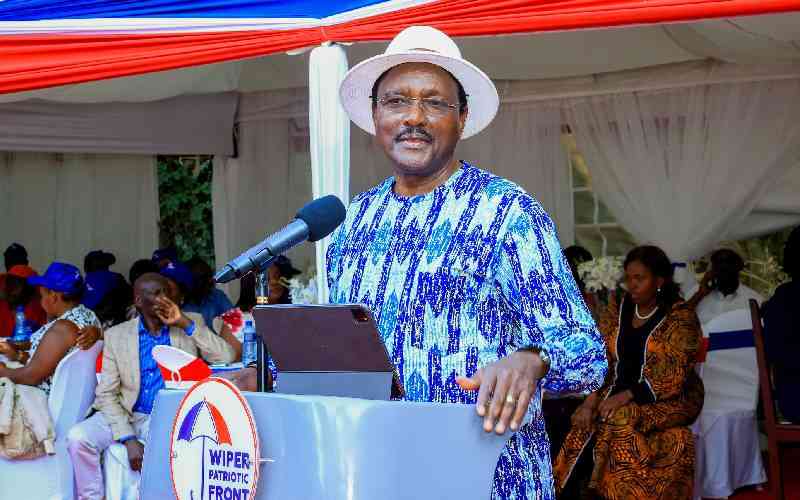 Kalonzo warns Wiper MCAs of political consequences over Machakos budget row