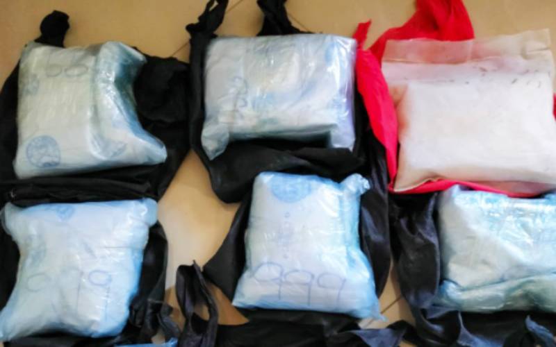 Sh100m 'cocaine' seized in Kisauni, 29-year-old woman arrested
