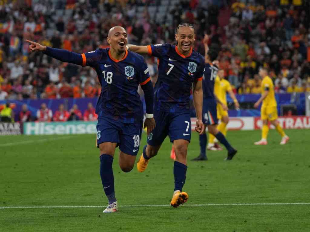 Euro 2024: Malen doubles up as Dutch beat Romania to reach quarters