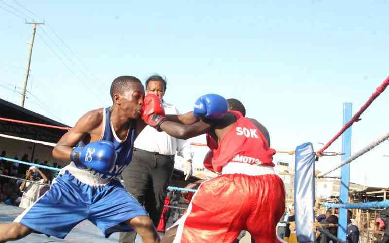 Kenya Police takes lead in National Boxing League