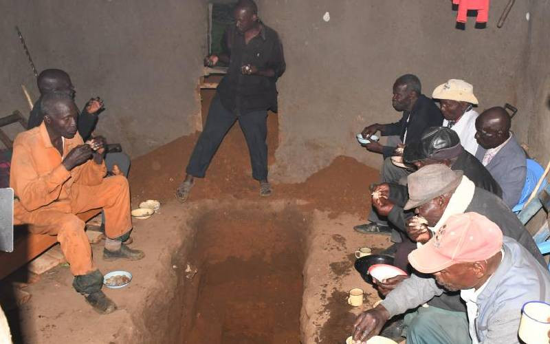 The Abashu: A clan which buries elders squatting inside their own houses