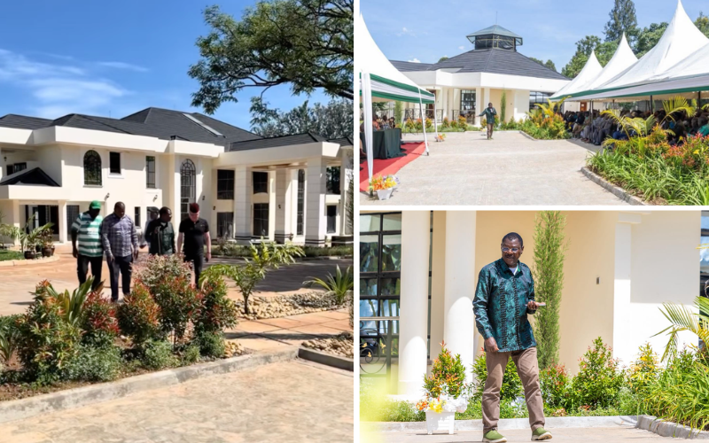 PHOTOS: Speaker Moses Wetangula unveils grand, lavish rural mansion in Kabuchai