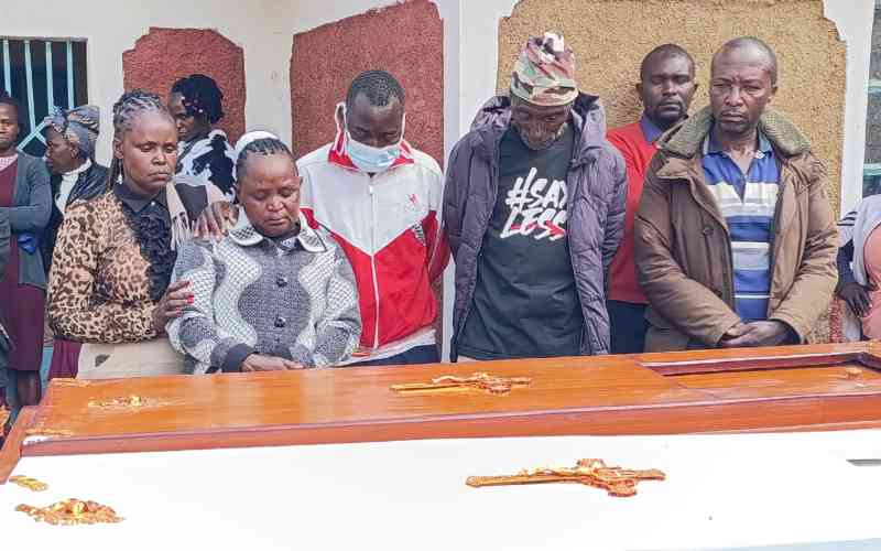 Grief as woman, her three children buried in Kathiani