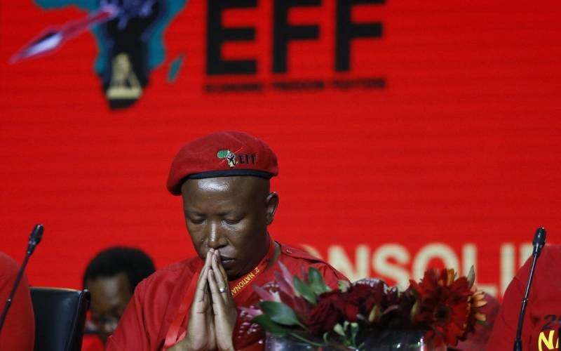 Hundreds rally ahead of sentencing of S. African firebrand Malema