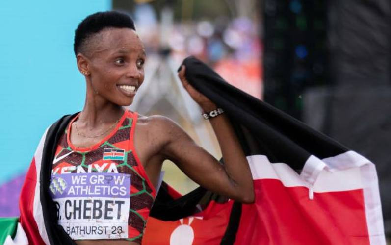 Chebet shatters women's 5km world record in Barcelona