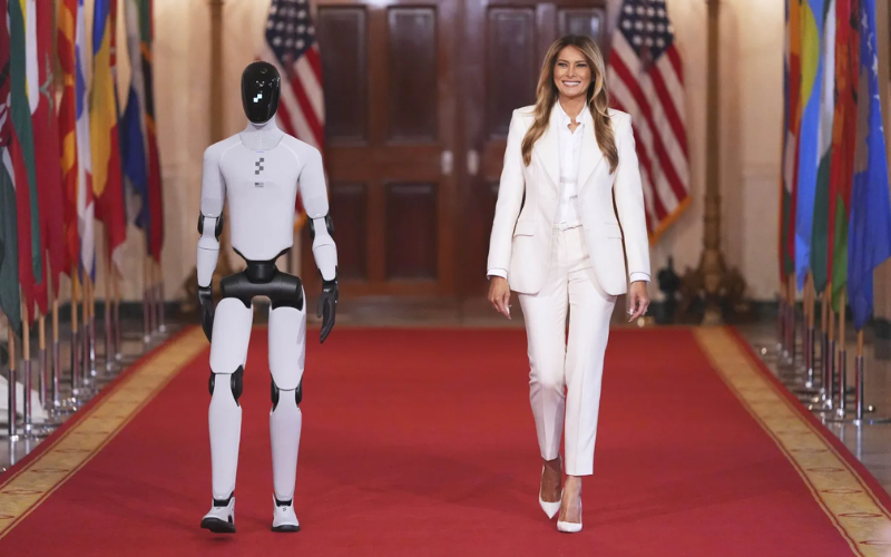 First American-made humanoid debuts alongside Melania Trump at White House summit