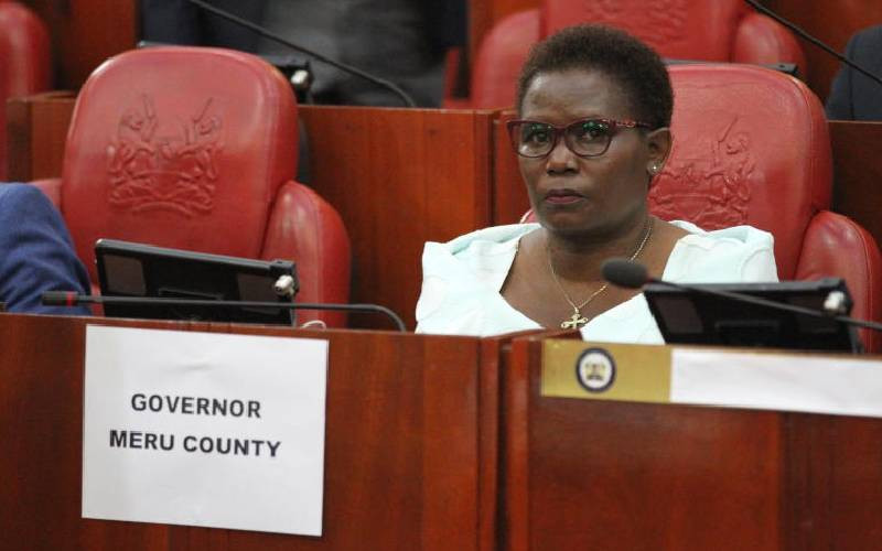 Governor Kawira Mwangaza violated 62 laws in 64 days, Meru MCAs tell Senate