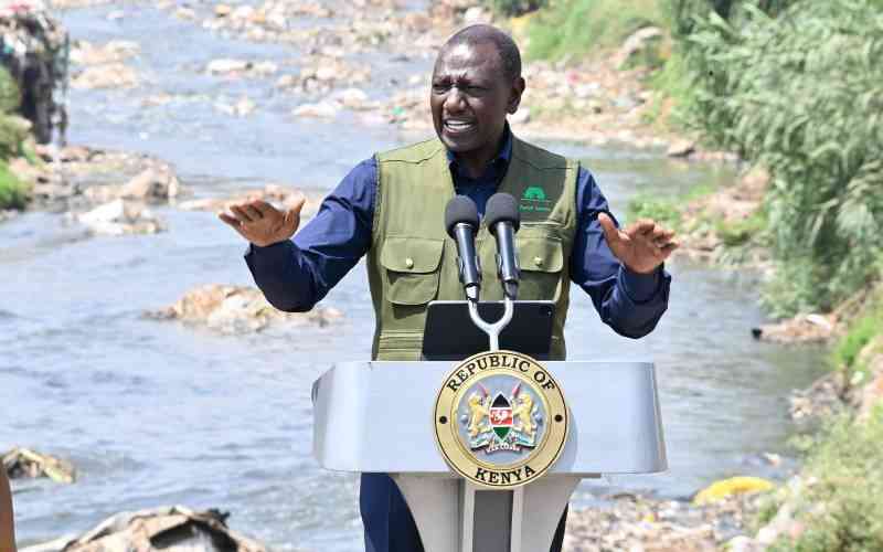 Ruto launches yet another attempt to clean up Nairobi River