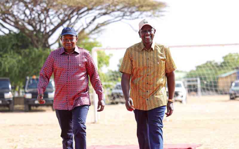 Ruto fires back at Gachagua over drought response critique, labels him 'idler'