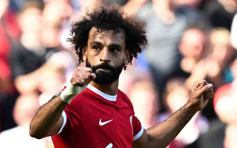 Salah scores in Liverpool's 3-0 win over Aston Villa as speculation swirls about his future