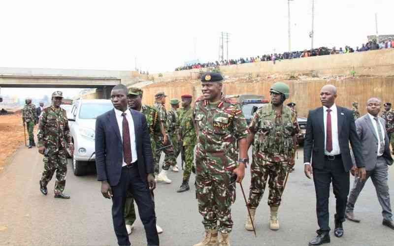 Masengeli assures Kenyans of calm as tight security disrupts Nairobi transport