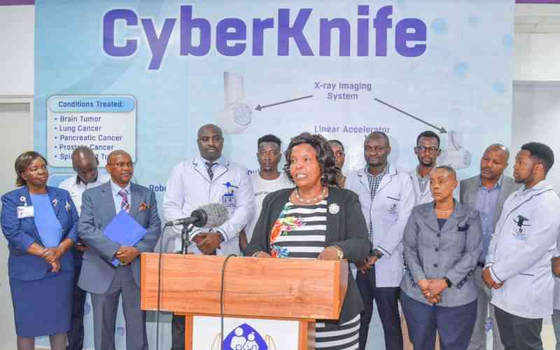 Medical milestone as KU Hospital undertakes first CyberKnife treatment
