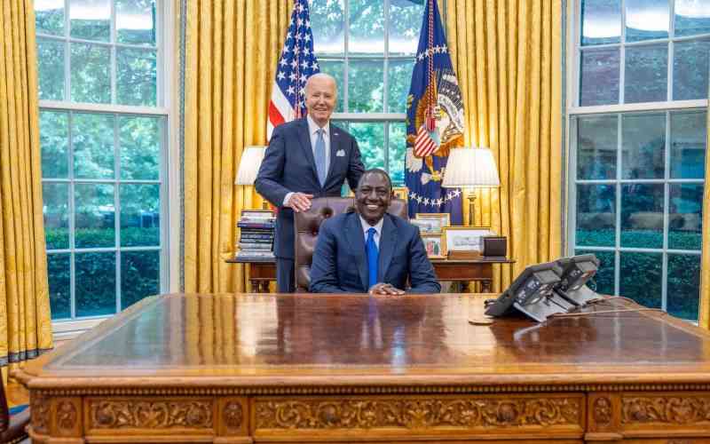 White House rituals: Ruto's reception that included a picture at the Resolute Desk