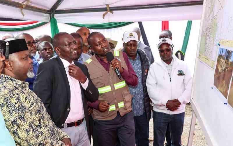 Ruto launches Igembe North Road, KeRRA says it will be complete by December